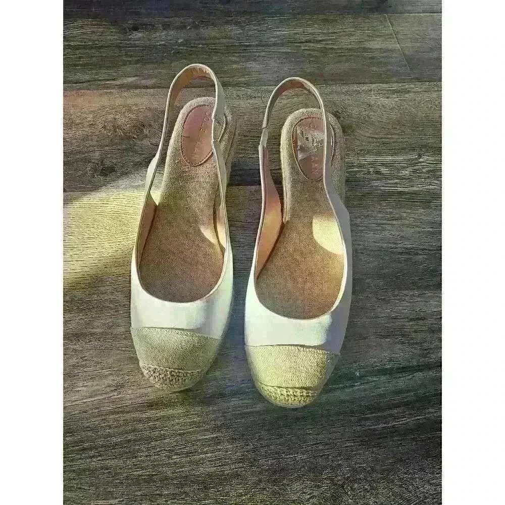 Colehaan Women's Margie Slingback Espadrille Wedges Size 9b
